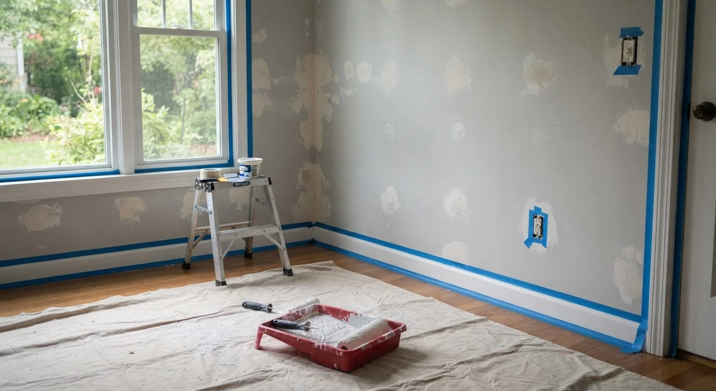 Painting Interior Walls: Surface Prep Is Most of the Job