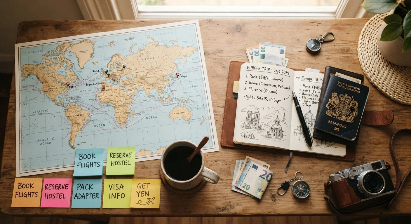 Planning a Trip From Scratch: A Complete Walkthrough