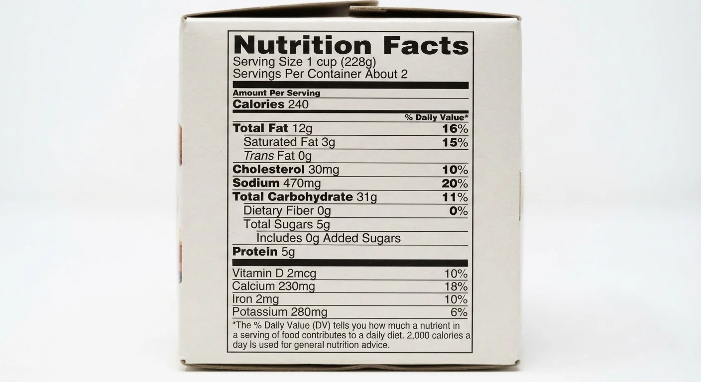 Reading a Nutrition Facts Label Without the Confusion
