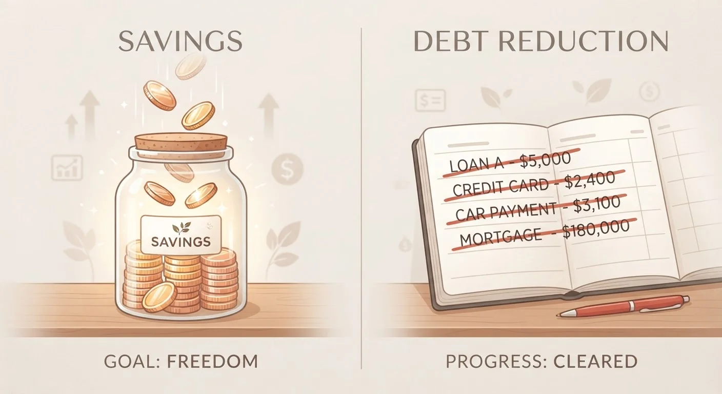 Saving vs. Paying Off Debt: How to Decide What Comes First