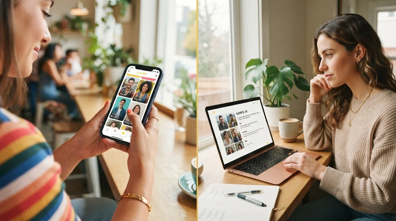 Swiping vs. Searching: Two Very Different Ways to Find a Partner Online