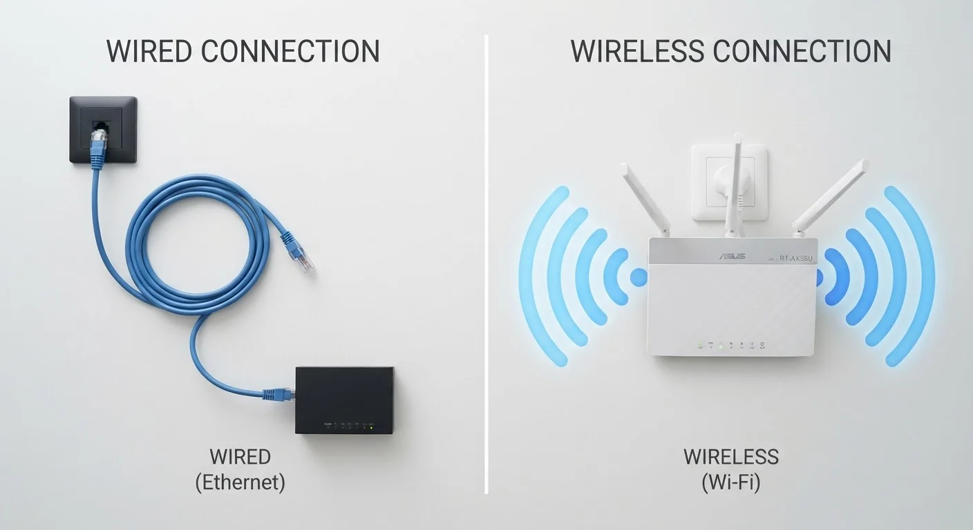 Wired vs. Wireless: What the Connection Type Actually Changes